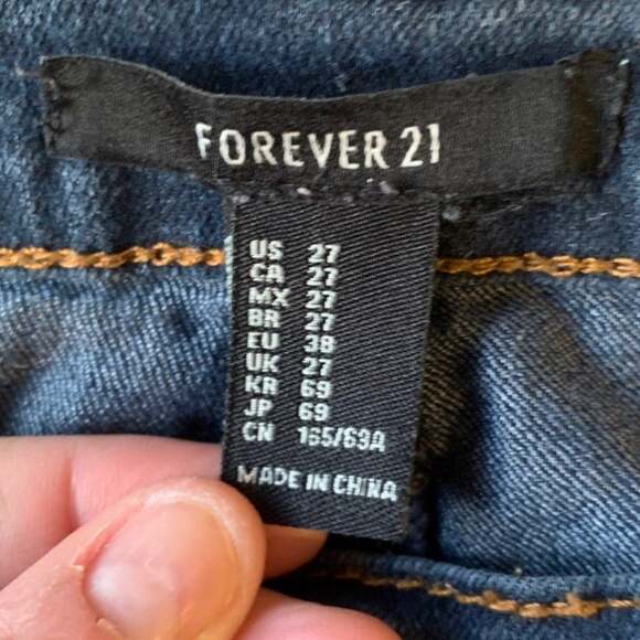 Dark blue Denim Forever21 Skinny Jeans - Picture 6 of 6